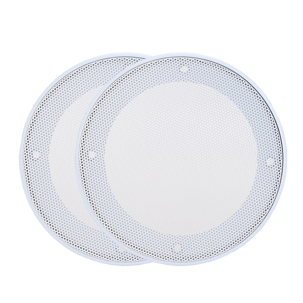 Speaker Grille Covers 4 Inch Pair White 7340572423719