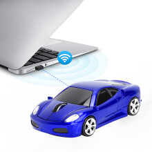 Car Model Creative 1200 DPI Blue Wireless Mouse