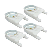 Transparent Bees Feeder Portable Bees Water Feeder for-White