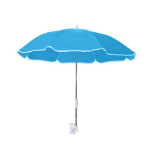 Outdoor Children Beach Chair With Umbrella-Sky Blue