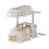 Double Layer Waterproof Under Sink Shelf Stable Carbon-White 1