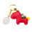 Charm-Kristall-Schlüsselanhänger mit Pferde- und Münzdesign,-E. 1