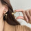 Beautiful Two Style Round Bead Drop Earrings Gold Plated-silver 5