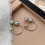 Beautiful Two Style Round Bead Drop Earrings Gold Plated-silver 6