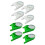 Transparent Bees Feeder Portable Bees Water Feeder for-White 2