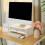 Monitor Stand with Storage Shelf - Ergonomic, Space-Saving 3