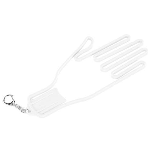 Golfhandschuh Keeper Weiß Formhalter mit Kette 2