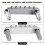 Mustang J Master Style Silver Guitar Bridge - Threaded Saddle Replacement Part 3