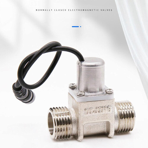 DC 4,5V 1/2" elektrisk magnetventil metalpuls elektromagnetisk controller automatisk sensor flush-alve flow switch 1