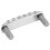 Mustang J Master Style Silver Guitar Bridge - Threaded Saddle Replacement Part 5