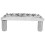 Mustang J Master Style Silver Guitar Bridge - Threaded Saddle Replacement Part 11