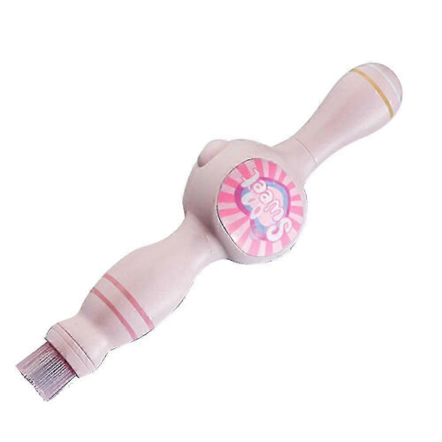 (Roze) Rook- en bellenblaasmachine & elastische toverstaf