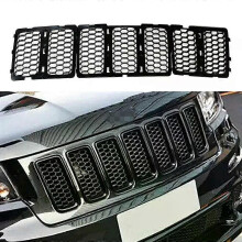 Schwarze Frontgrill-Einsätze (Gitter-Set) für Jeep Grand Cherokee 2014 – M53K