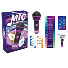 (Lila) Schnapp dir das Mikrofon Karaoke-Spiel, urkomisches Brettspiel für Kinder und Erwachsene, perfekt für Partys und Geburtstage