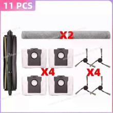 (ENSEMBLE 2) Pièces détachées compatibles avec l'aspirateur (MOVA Z50 Ultra) : rouleau principal, brosse latérale, filtre HEPA, sac à poussi