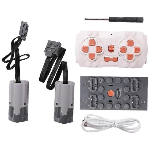 Set Power Functions Motor App Fernbedienungsprogrammierung 2 Medium Motor Set DIY Bausteine für Kinder 1