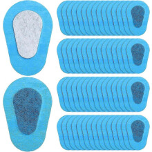 (Blauw-L 5,8 x 8,4 cm) 20 stuks zelfklevende ooglapjes, ademende ooglapjes voor volwassenen, wegwerp ooglapjes, latexvrije zelfklevende verb