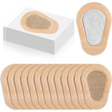 (barva pleti - L 5,8 x 8,4 cm) 20 ks samolepicích očních náplastí, prodyšné oční náplasti pro dospělé, oční podložka, jednorázová