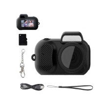 (16G hukommelseskort) Mini kamera nøglering, 1080P mini digitalkamera nøglering nostalgisk kamera
