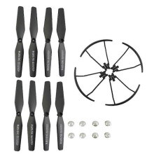 8dílná vrtule 4dílný ochranný kryt pro dron Visuo Xs809 Xs809s Xs809w Xs809hw
