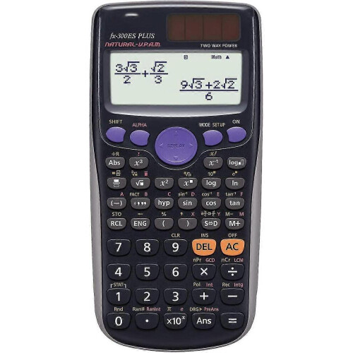 Vedecká kalkulačka Fx-82es Plus pre školy, čierna