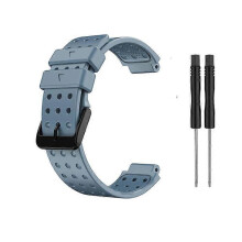(Cyanblaues) Armband für Garmin Approach S20, einfarbiges Silikon-Ersatzarmband für Garmin Approach S20