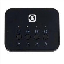 Bluetooth-splitter voor draadloze oortelefoons, muziekontvanger, adapter voor het delen van muziek, stereo-splitter, werkend