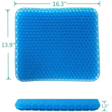 Gel-Sitzkissen, dickes, großes Gel-Sitzkissen, das neueste modifizierte Doppel-Gel-Sitzkissen, kühlendes Sitzkissen, tragbares Gel-Sitzkisse