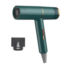 (groen) Professionele infrarood föhn met negatieve ionen, warme en koude lucht, geschikt voor professioneel gebruik in de salon.