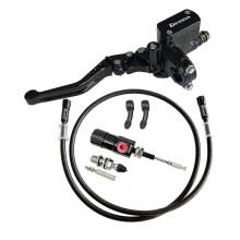 (Svart kopplingssats) 14mm kolv motorcykel hydraulisk kopplingssats huvudcylindersats 1200mm slang för Honda Yamaha Kawasaki Suzuki