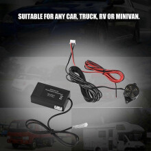 25-26 Elektromagnetický indukčný radarový cúvací alarm parkovací senzor pre auto, nákladné auto, obytné vozidlá