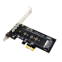 Adaptateur PCIE Vers M2 PCI Express 3.0 X1 Vers SSD NVME M2 Adaptateur PCIE Raiser Support 2230 2242 2260 2280 M.2 SSD