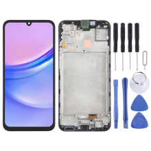 Pour Samsung pour Galaxy A15 4G Écran LCD d'origine avec cadre