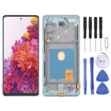 (Silver) Pour Samsung pour Galaxy S20 FE OLED écran LCD avec cadre