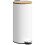 Homcom HOMCOM Kitchen Bin, 30 Litre Pedal Rubbish Bin with Removable Bucket, White 2