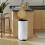 Homcom HOMCOM Kitchen Bin, 30 Litre Pedal Rubbish Bin with Removable Bucket, White 8