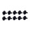 10Pcs Ear Mounting Screws Fasteners Washers Drum Hardware 1