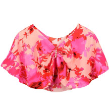 Multifunctional Chiffon Shawl Sun Protection-rose flower