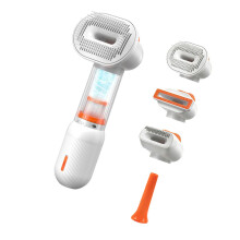Compacts 4 in 1 Pet Grooming Brush Integrated Features Brushing