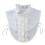 Comfortable Detachable Collar Breathable Polyester False-White 1