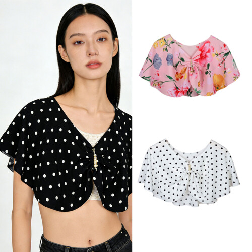 Multifunctional Chiffon Shawl Sun Protection-rose flower 2