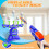 Zookao Hover Shooting Game, Interactive Floating Target Toy with Toy Gun & Auto 2