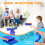Zookao Hover Shooting Game, Interactive Floating Target Toy with Toy Gun & Auto 3