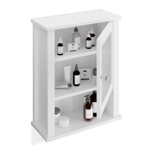 Armoire murale de salle de bain avec étagères réglables