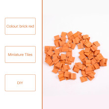 Roof Tiles Model Building Set Miniature Tiles Roof Tiles Dollhouse Shingles Fake Tile Model Landscape Accessories,100Pcs