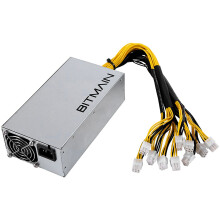 APW7 1800W Power Supply Mining PSU for Bitmain  S9/+/A6/A7/R4/S7/E9 with 10X PCI-E 6Pin Connectors