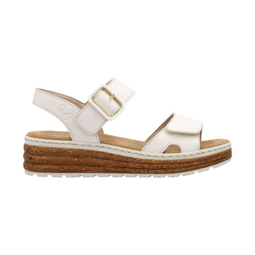 Rieker Sandale Compensée à Bride Rieker Alabama - Beige 1
