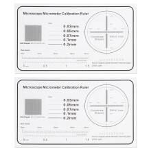 Precisions Microscope Calibration Ruler with 0.1mm Gradations-2