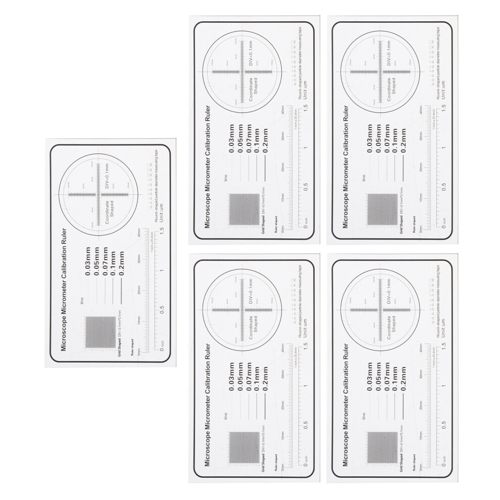 Precisions Microscope Calibration Ruler With 0.1Mm Gradations-5 7754002642548