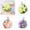Color Sunflower Design Bath Puff Colorful Fun Addition-3 3